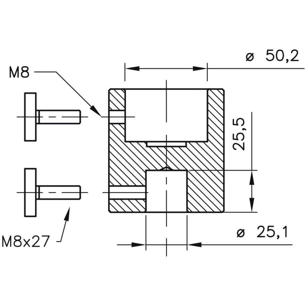 Jeu de poinçons pour presse 15462/15490 COMPAC - 15009