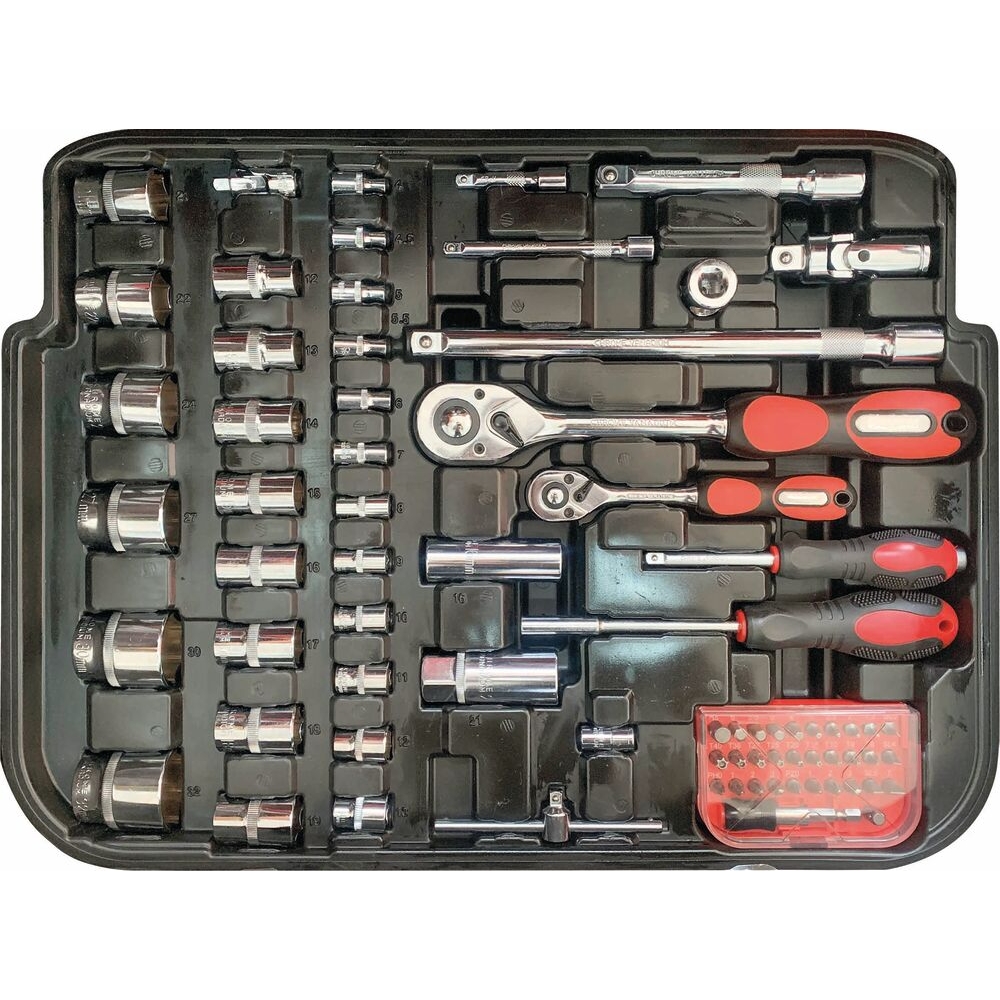 Mallette de dépannage sur roues 133 outils 1/4