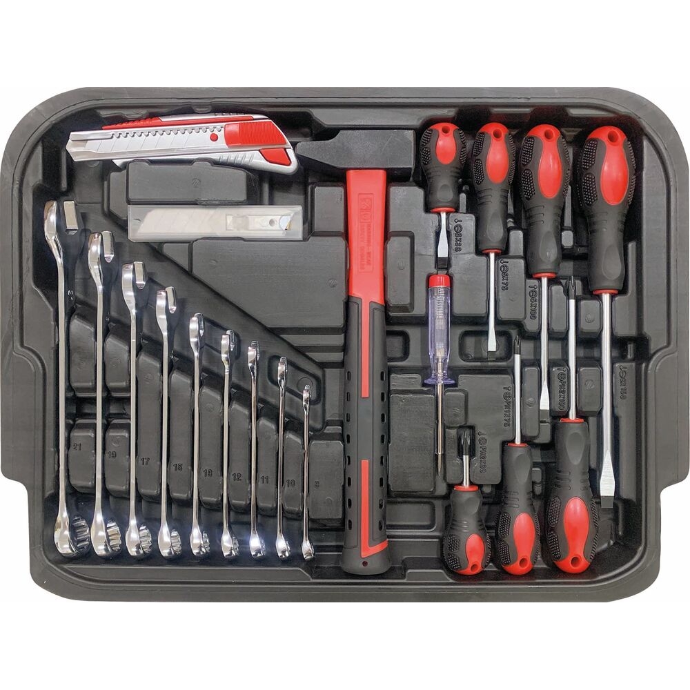 Mallette de dépannage sur roues 133 outils 1/4