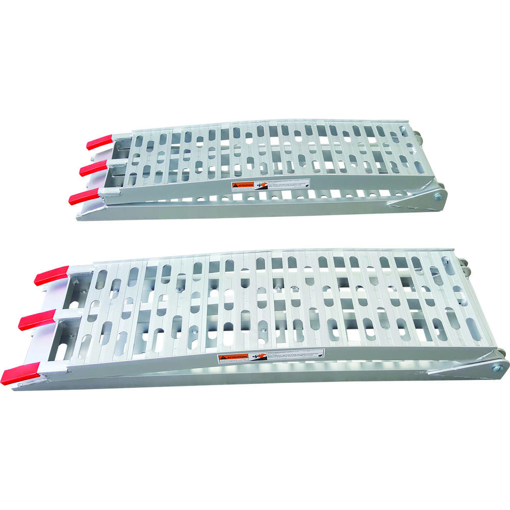 Rampes aluminium pliantes 680Kg 2000mm - lot de 2 pcs DRAKKAR - 15196