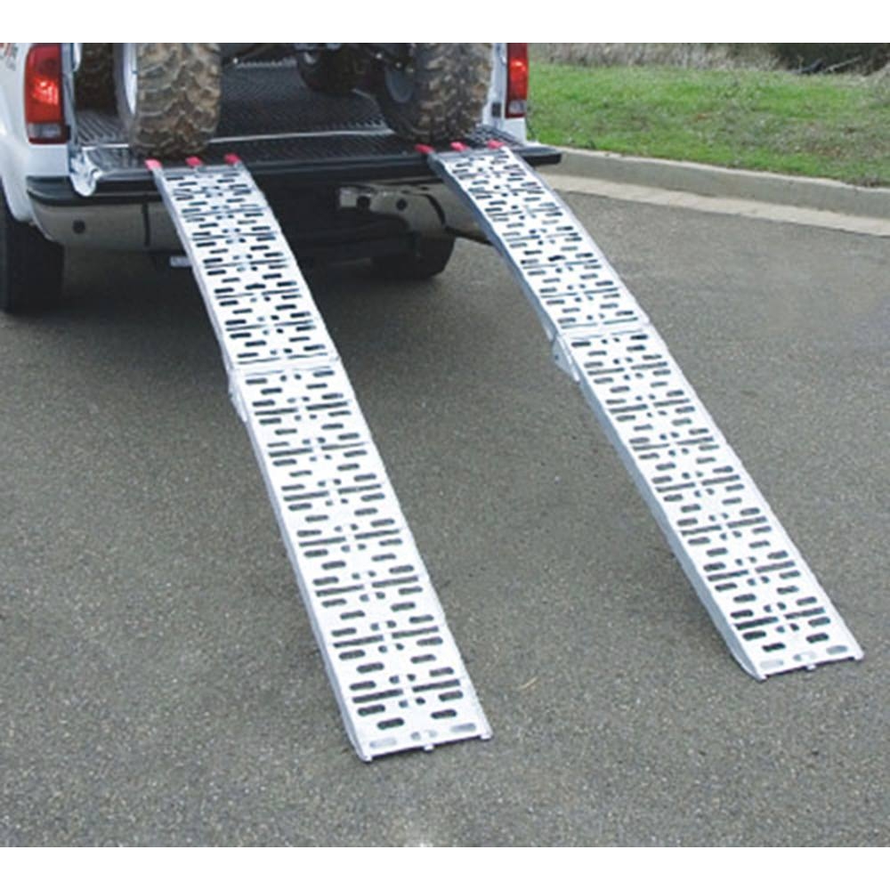 Rampes aluminium pliantes 680Kg 2000mm - lot de 2 pcs DRAKKAR - 15196