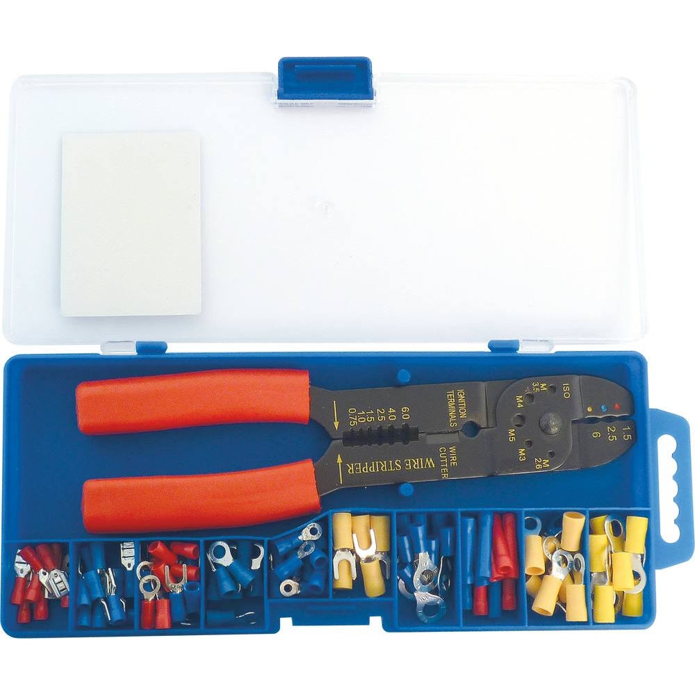 Cosse isolée + pince à cosses - coffret de 91 pcs SODELEC - 15204