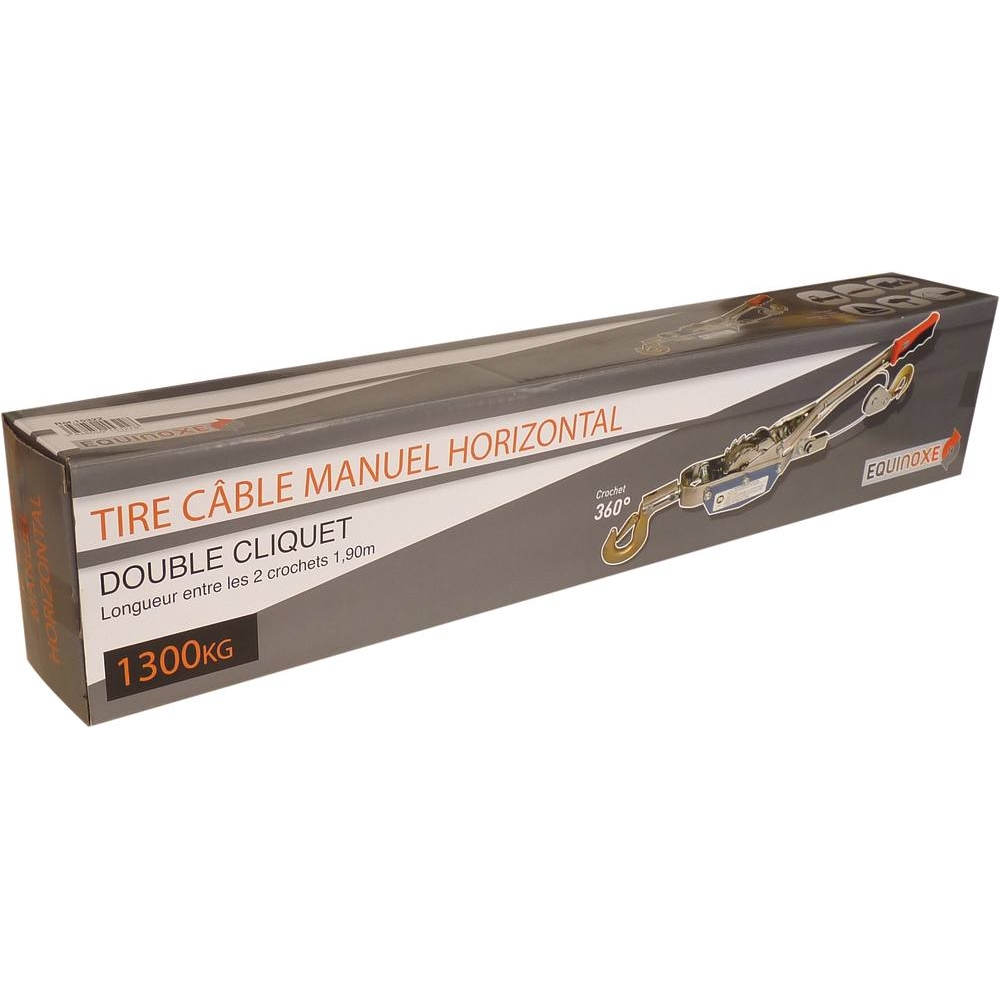 Tire câble manuel horizontal 1300kg DRAKKAR - 15322