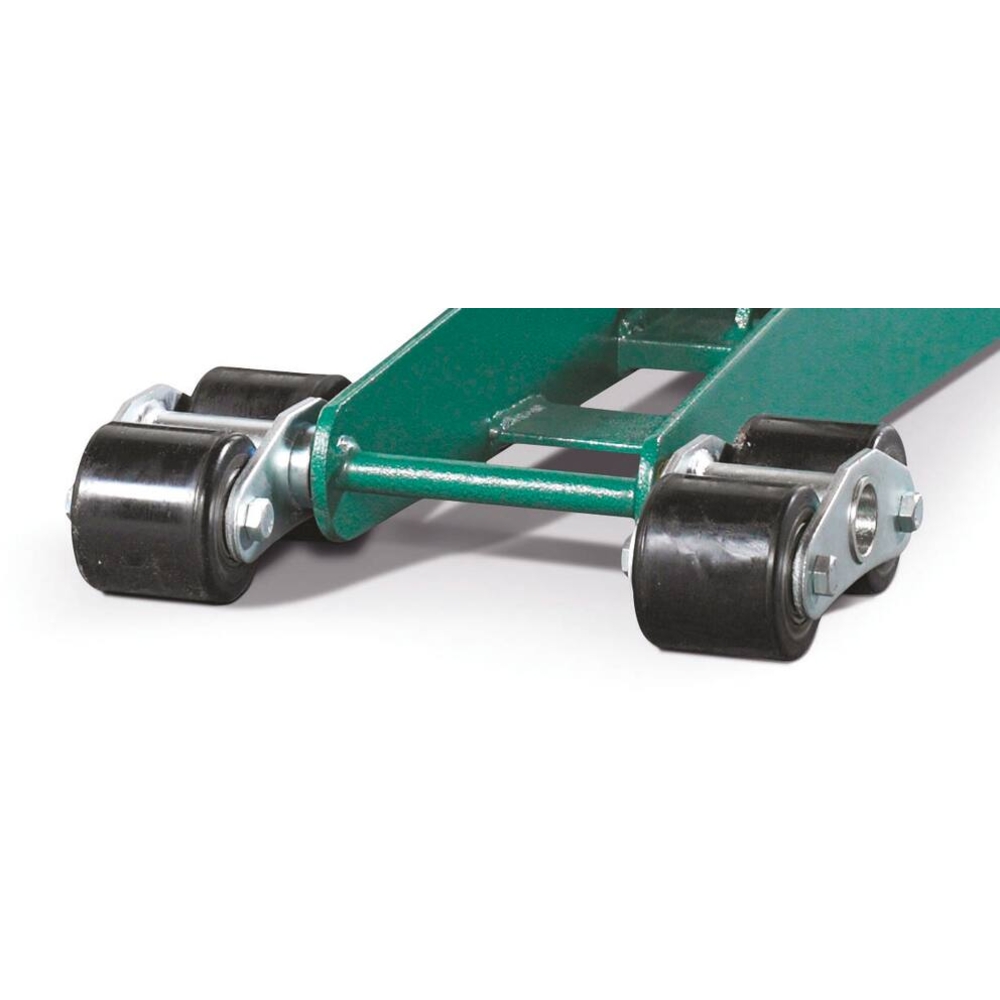 Cric rouleur 2T avec pédale et roues en PU 98-735mm longueur 1035mm COMPAC - 15388