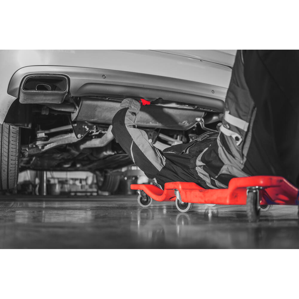 Chariot de visite 6 roues monobloc PVC 110kg DRAKKAR - 15399