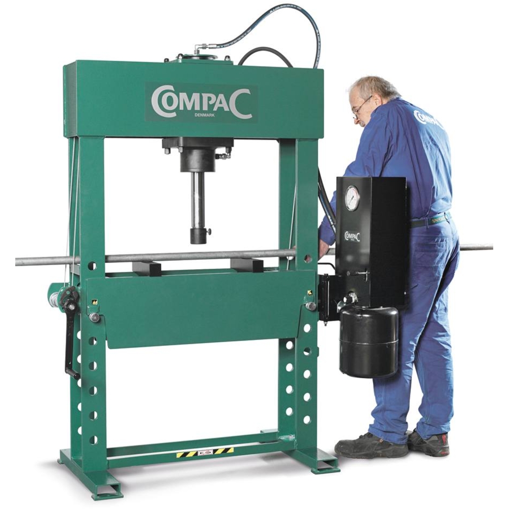 Presse d'atelier électro-hydraulique 40T avec vérin double effet COMPAC - 15462