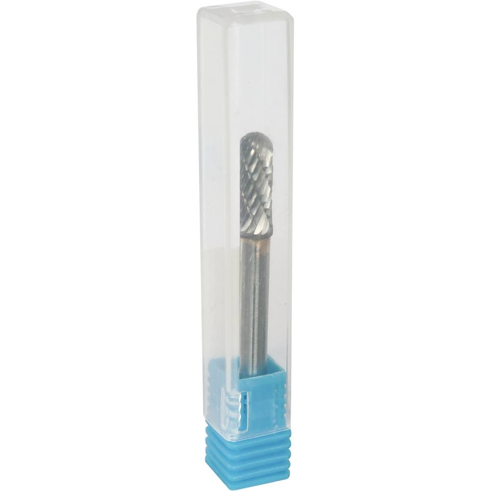 Fraise métallique cylindrique à bout arrondi sur tige 6mm DRAKKAR TOOLS - 15506