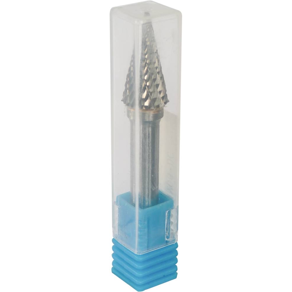 Fraise métallique conique à bout pointu sur tige Ø 6mm DRAKKAR TOOLS - 15519