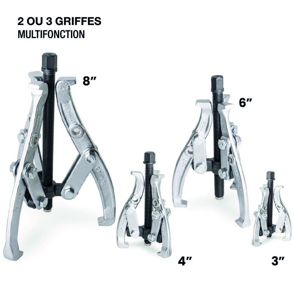 ARRACHE ROULEMENT 2/3 BRANCHES - COFFRET DE 72PC - DRAKKAR EQUIPEMENT - 15699