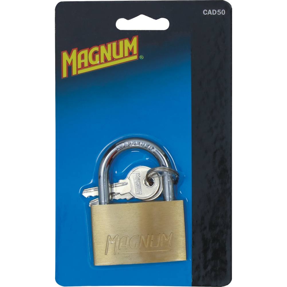 Cadenas corps laiton 50mm anse acier 2 clés - - 15773