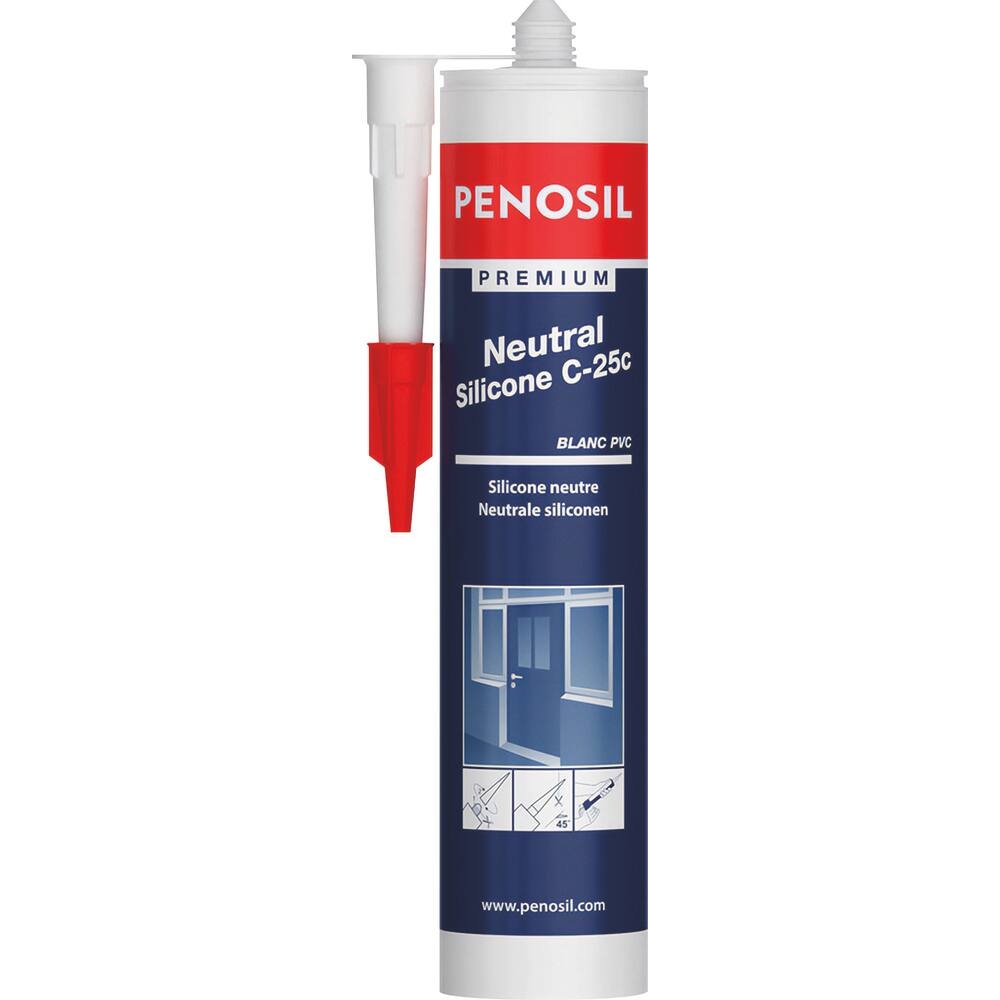 Mastic silicone pour étanchéité menuiserie alu/pvc/bois - cartouche de 300ml PENOSIL - 15823