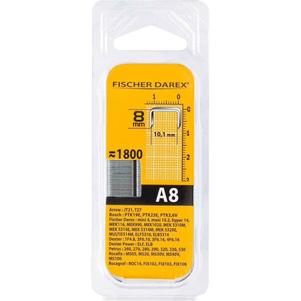 Agrafe type A 8mm - de 1800 pcs FISHER DAREX - 15949