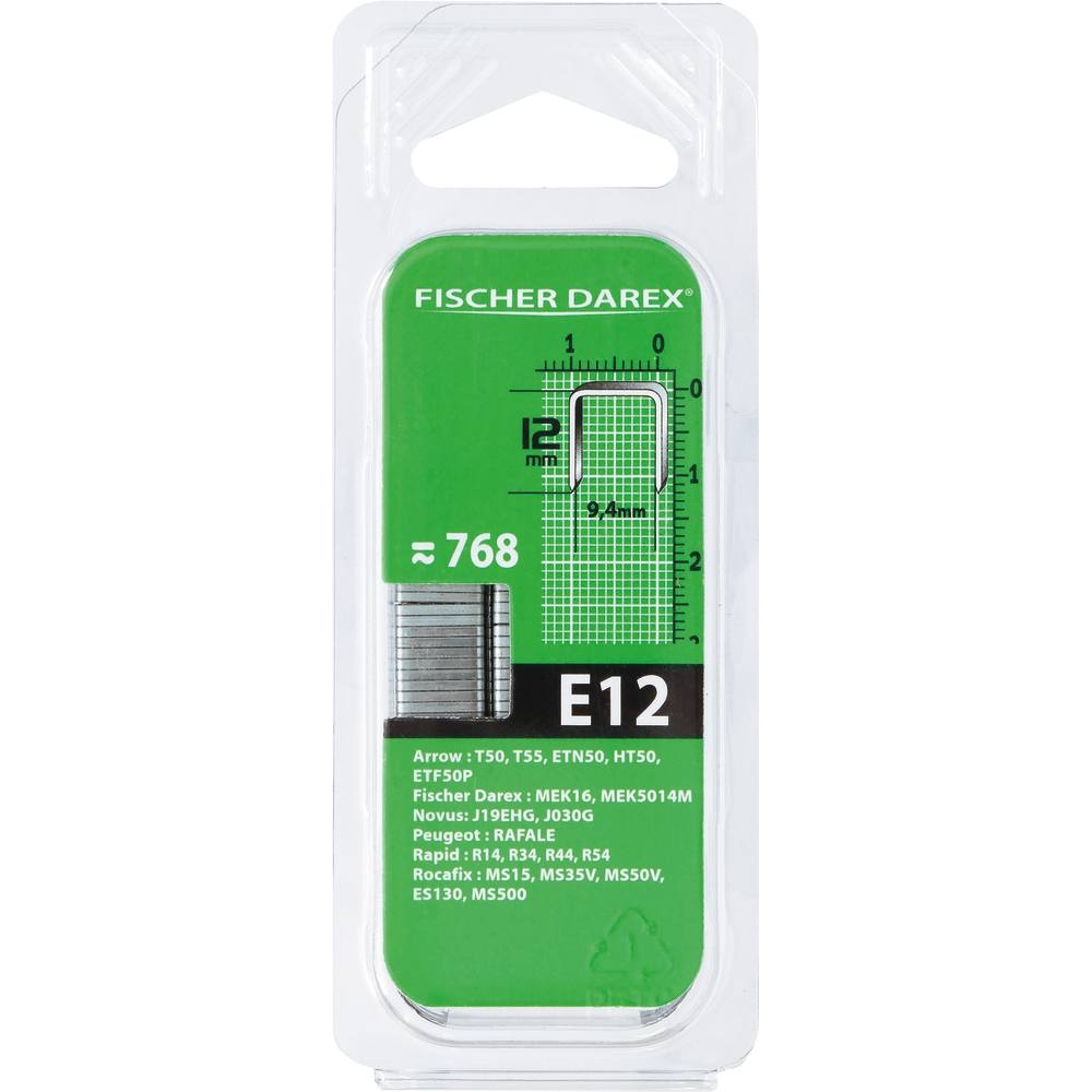 Agrafe type E 12mm - de 768 pcs FISHER DAREX - 15958