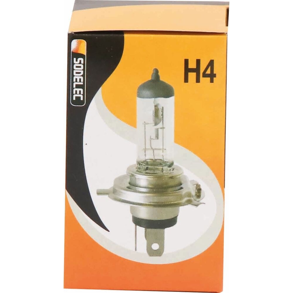 Ampoule H4 12V 60/55W P43t blanche SODELEC - 16009