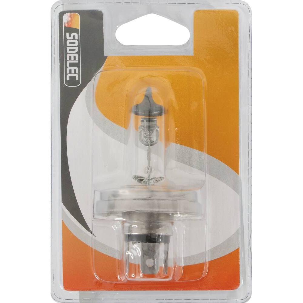 Ampoule H4 12V 60/55W P45t blanche - SODELEC - 16019