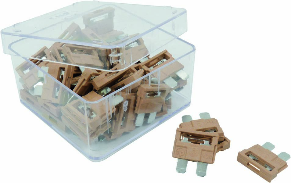 Fusible enfichable 5A beige - lot de 50 pcs SODELEC - 16041