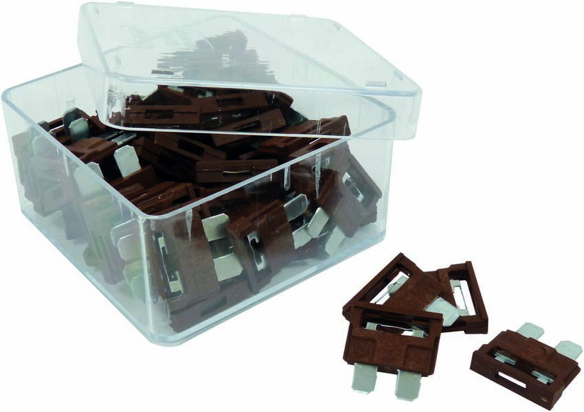 Fusible enfichable 7,5A marron - lot de 50 pcs SODELEC - 16042