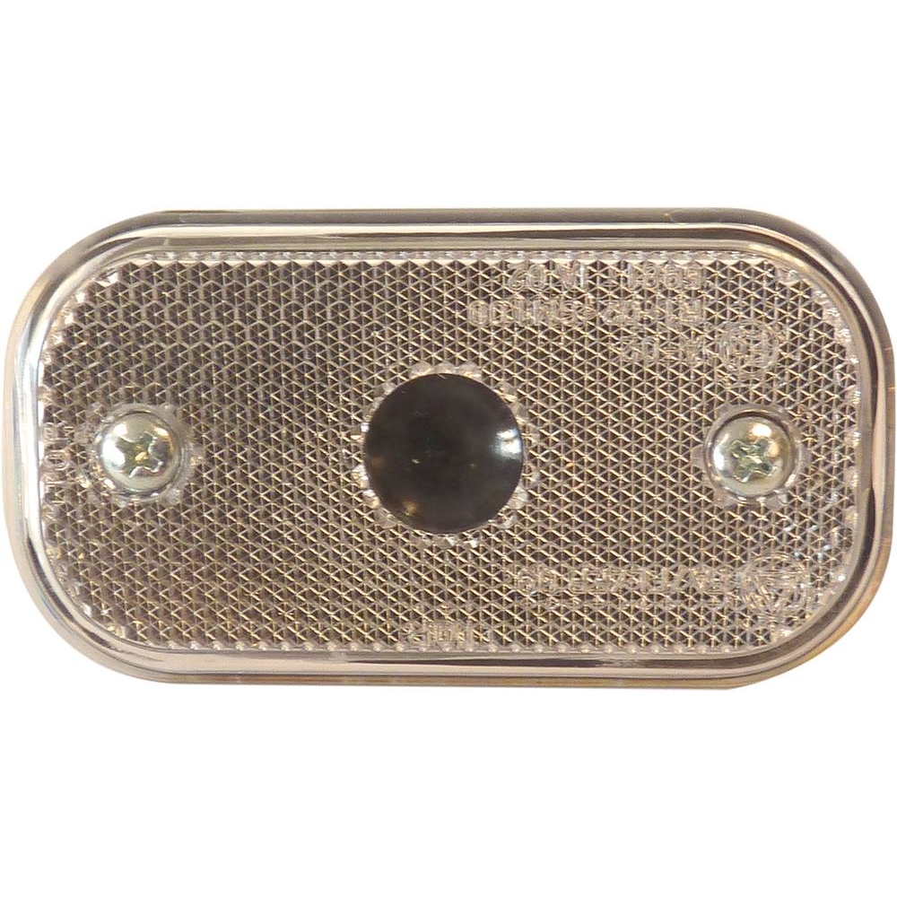 Feu de position blanc rectangle AJ.BA - 16105