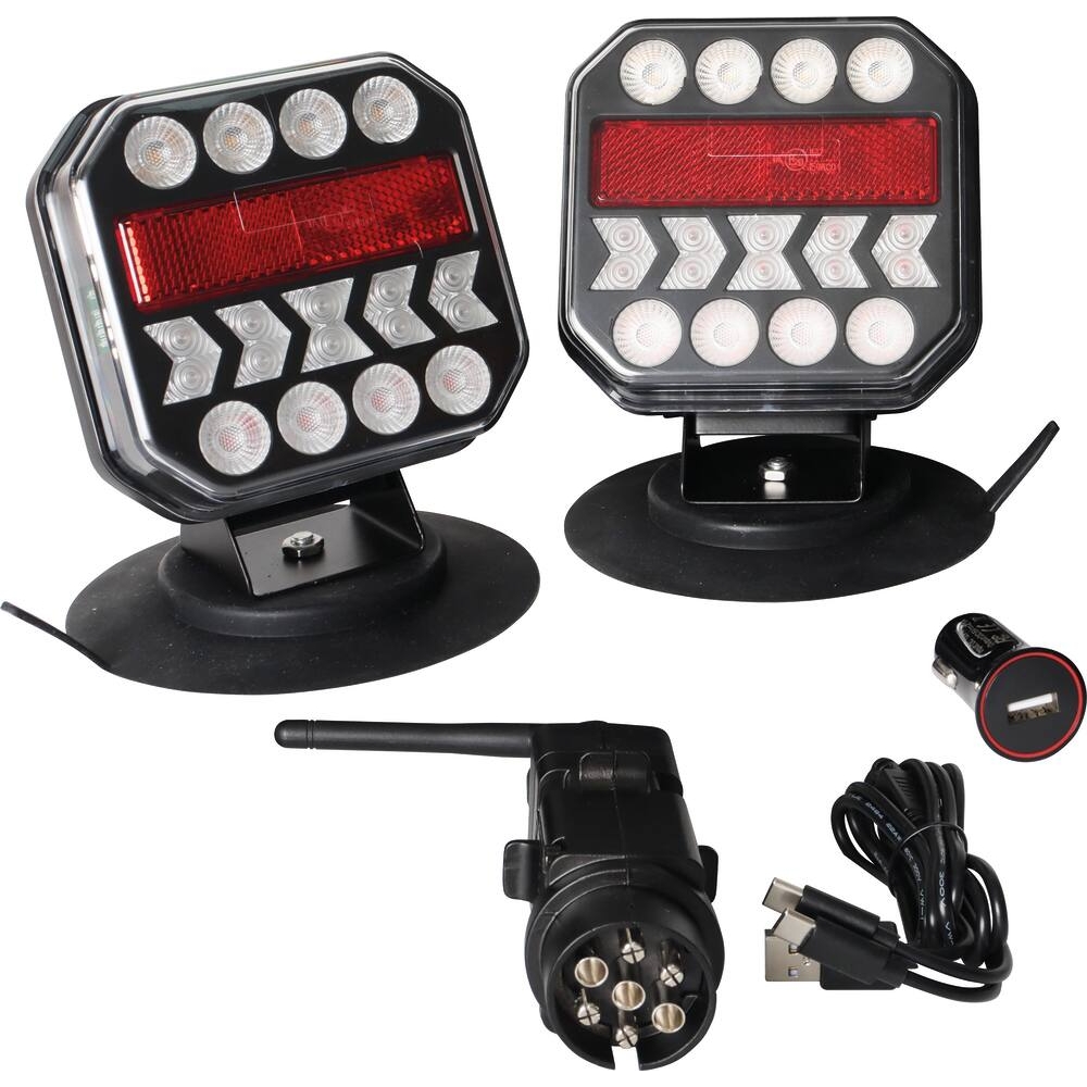 Kit de signalisation arrière 12V magnétique LED WIFI avec CANBUS SODIFLASH - 16134