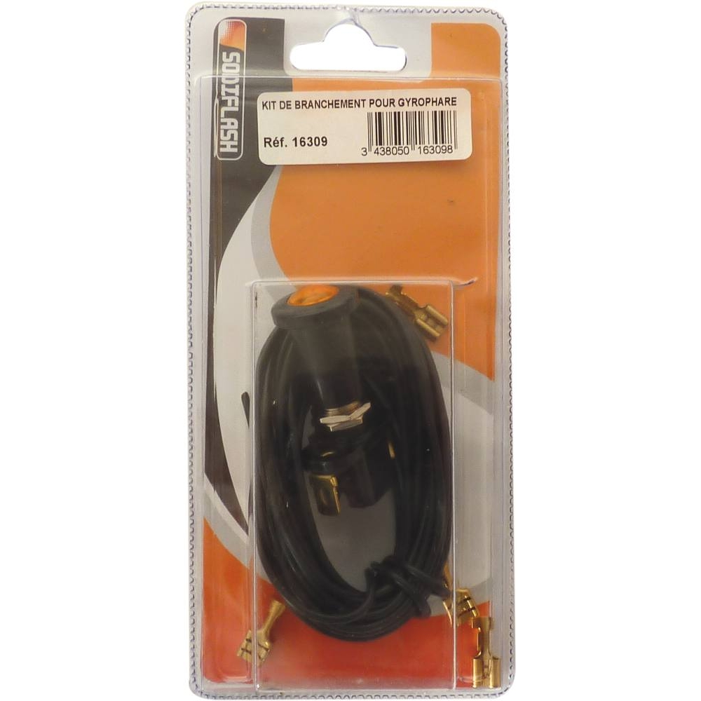 Kit branchement pour gyrophare - SODIFLASH - 16309
