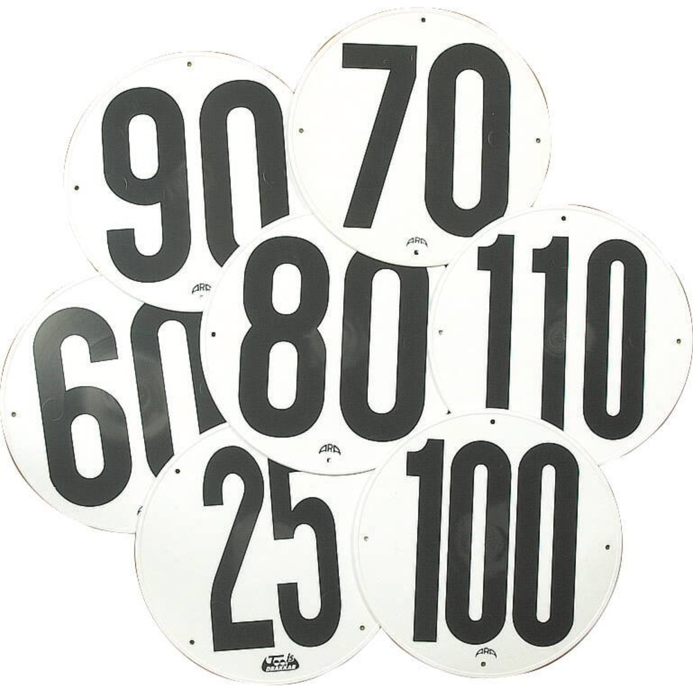 Disque adhésif de limitation de vitesse 25 km/h 192mm - 16429