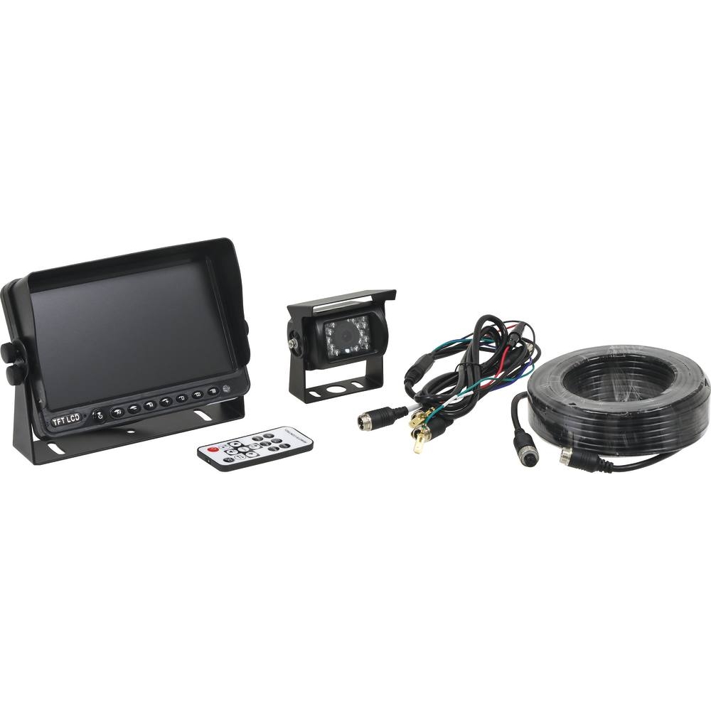 Kit caméra de recul 12/24V - écran couleur 7