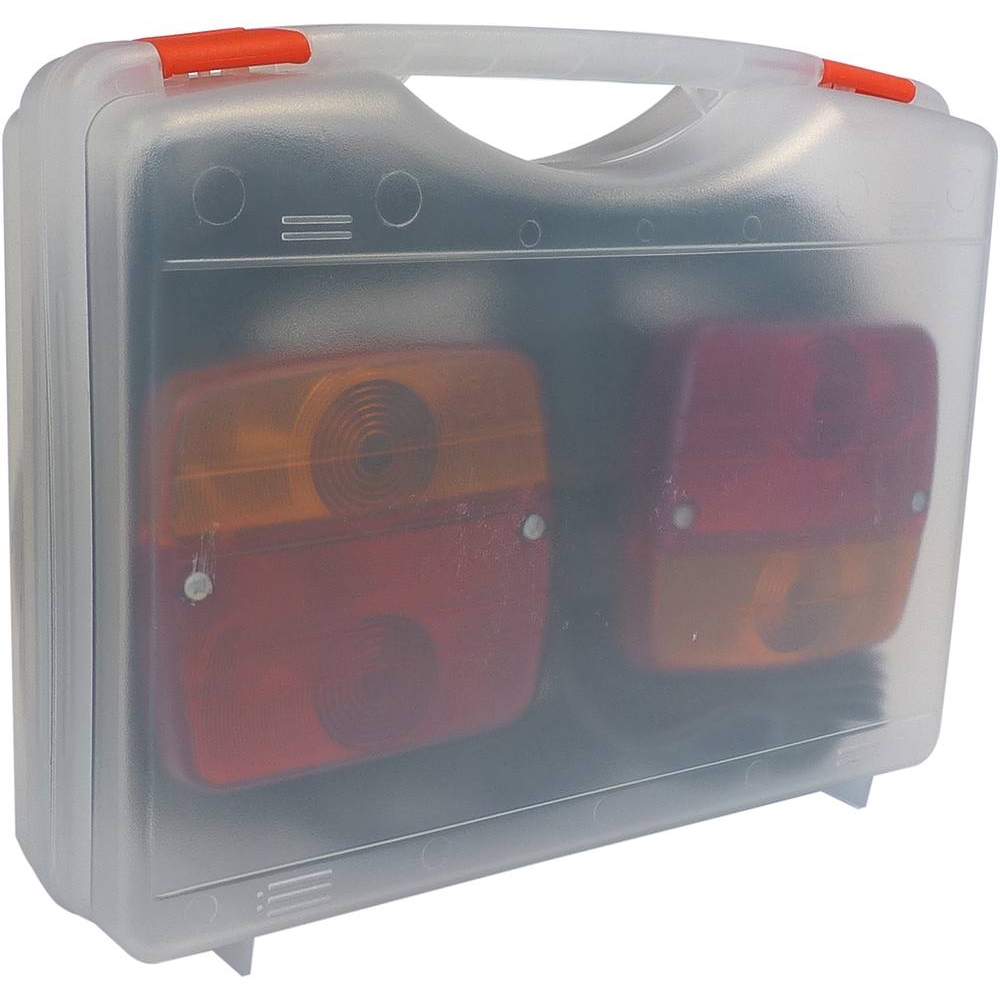 Kit de signalisation arrière 12V 12m magnétique entre feux 4m - boîte PVC SODIFLASH - 16468
