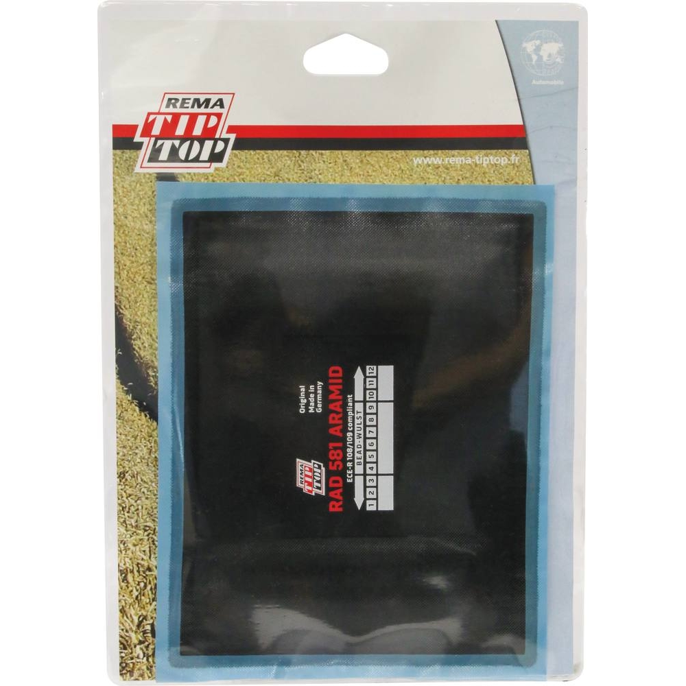 Emplâtre pour pneus RAD 180TL 2 plis 150x190mm - REMA TIP TOP - 16623