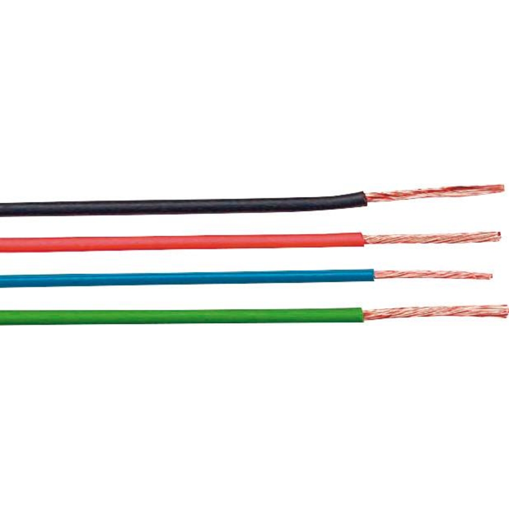 Fils de câblage souple 0,75mm² noir - Bobine de 25m - 16697