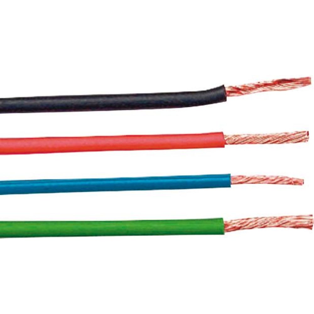 Fils de câblage souple 2,5mm² noir - 25m - 16725
