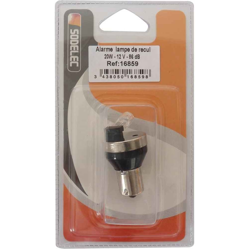 Alarme/ampoule de recul 12V 86dB culot BA15S - 16859