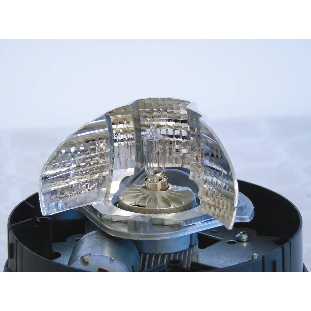 Gyrophare halogène 23W 12/24V sur tige rigide CEA - 16931