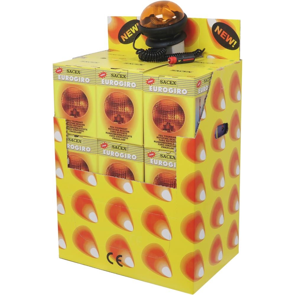 Gyrophare halogène 23W 12/24V magnétique CEA - 16935