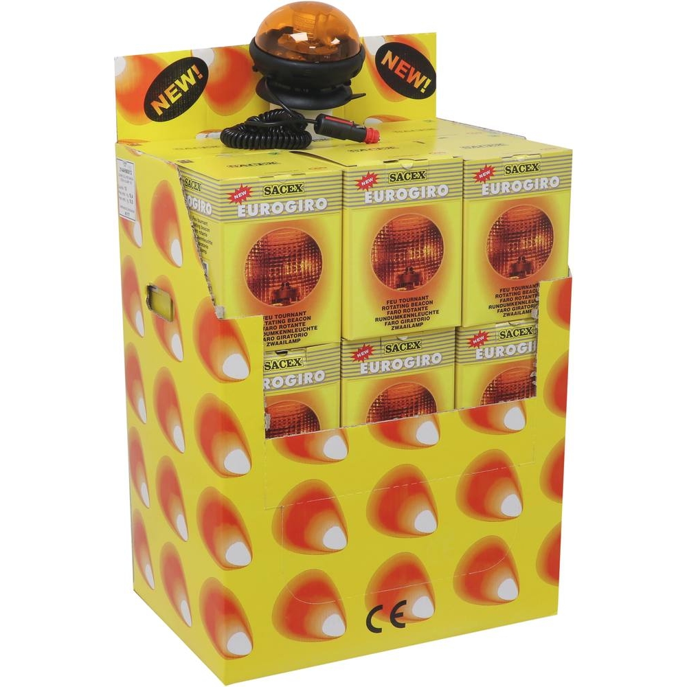 Gyrophare halogène 23W 12/24V magnétique CEA - 16935