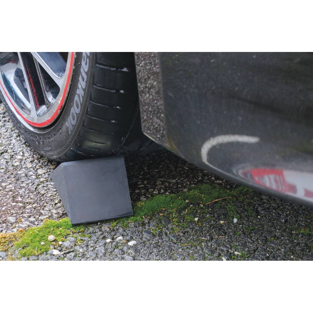 Cale caoutchouc pour véhicules 105x75x75mm - lot de 2 pcs - 16943