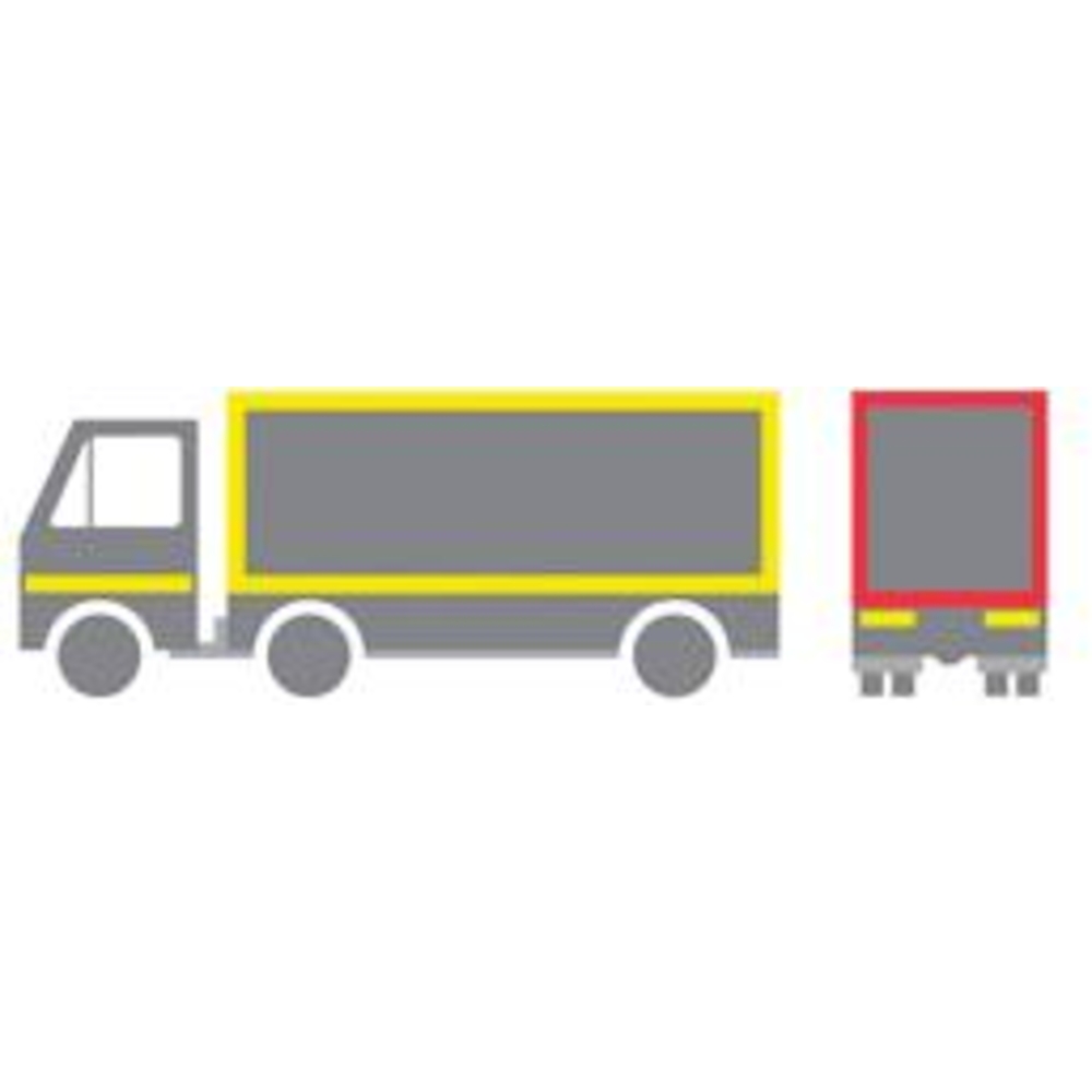 Bande rétroréfléchissante adhésive poids lourds 50mmx50m blanc ORAFOL - 17171