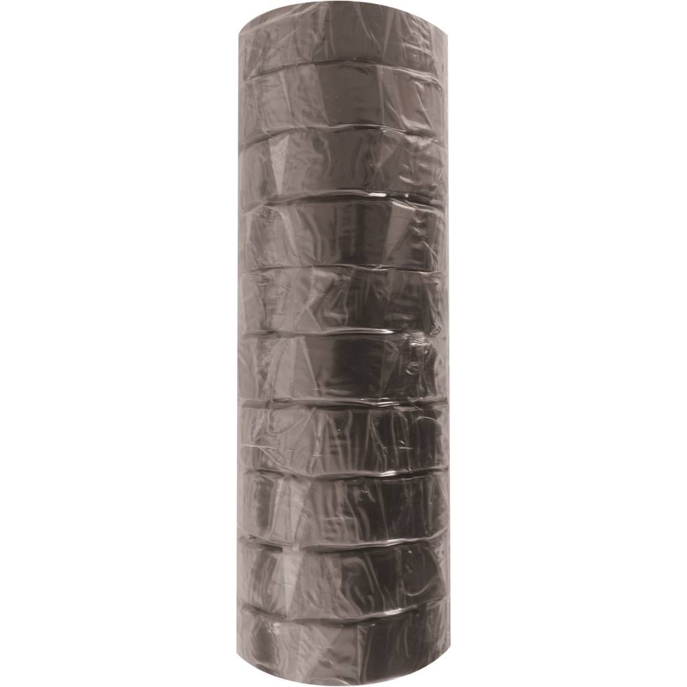 Ruban adhésif isolant PVC noir 15mmx10m - lot de 10 pcs STILKER - 17203
