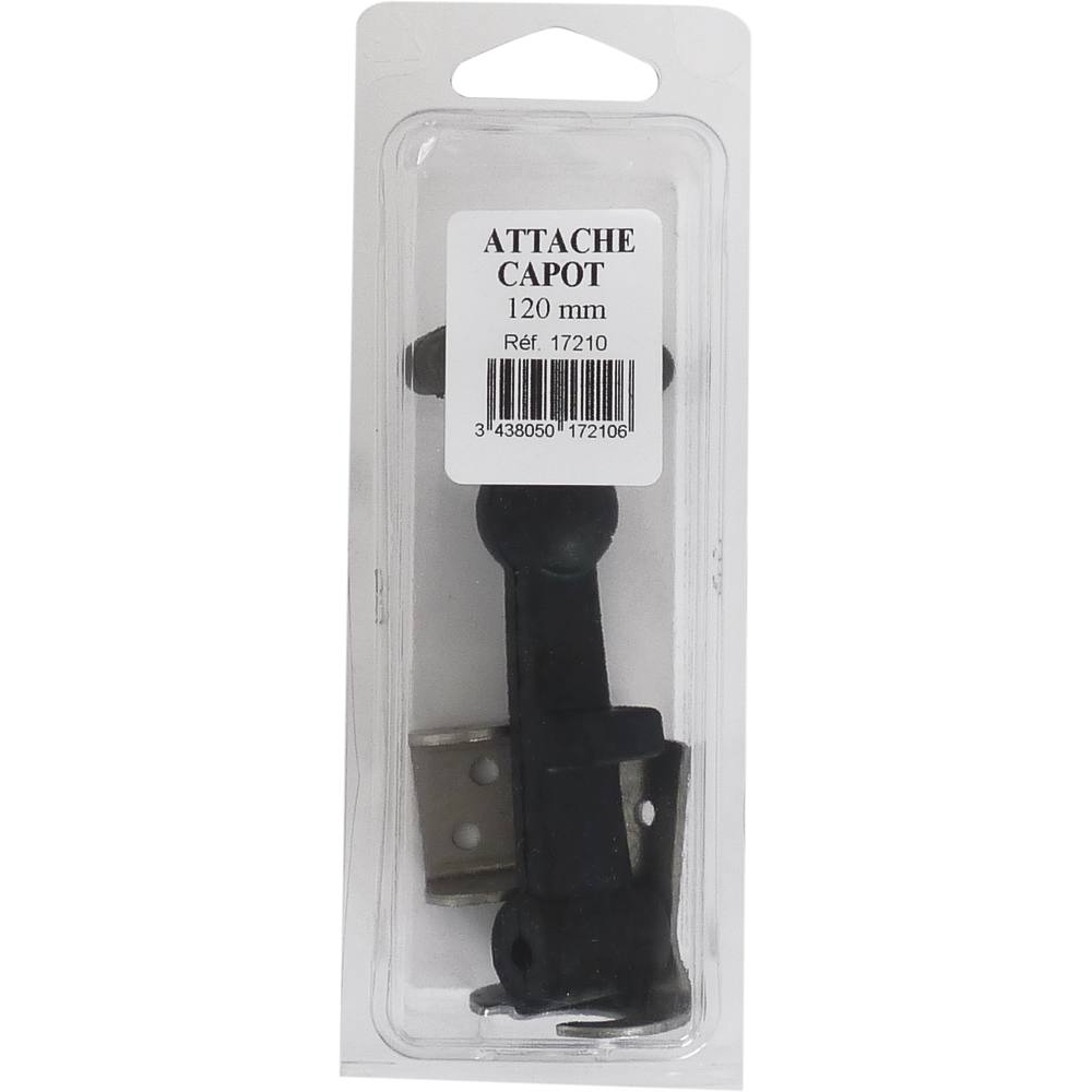 Attache capot caoutchouc 120mm - - 17210