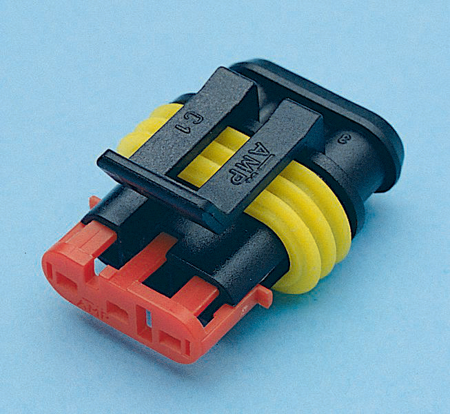 Lot 10 connecteur etanche serie 15mm p/ fiche femelle 3 plots - 17302