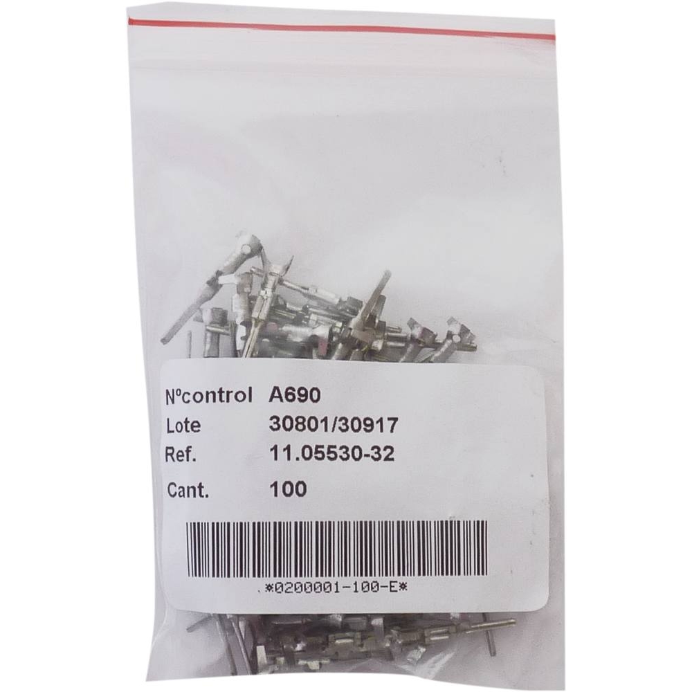 Fiche mâle 0,3 à 0,5mm² pour connecteur étanche - lot de 100 pcs - 17309