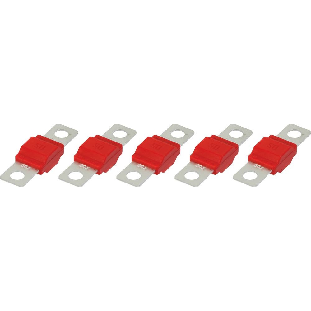 Fusible enfichable midi 50A rouge - lot de 5 pcs - 17337