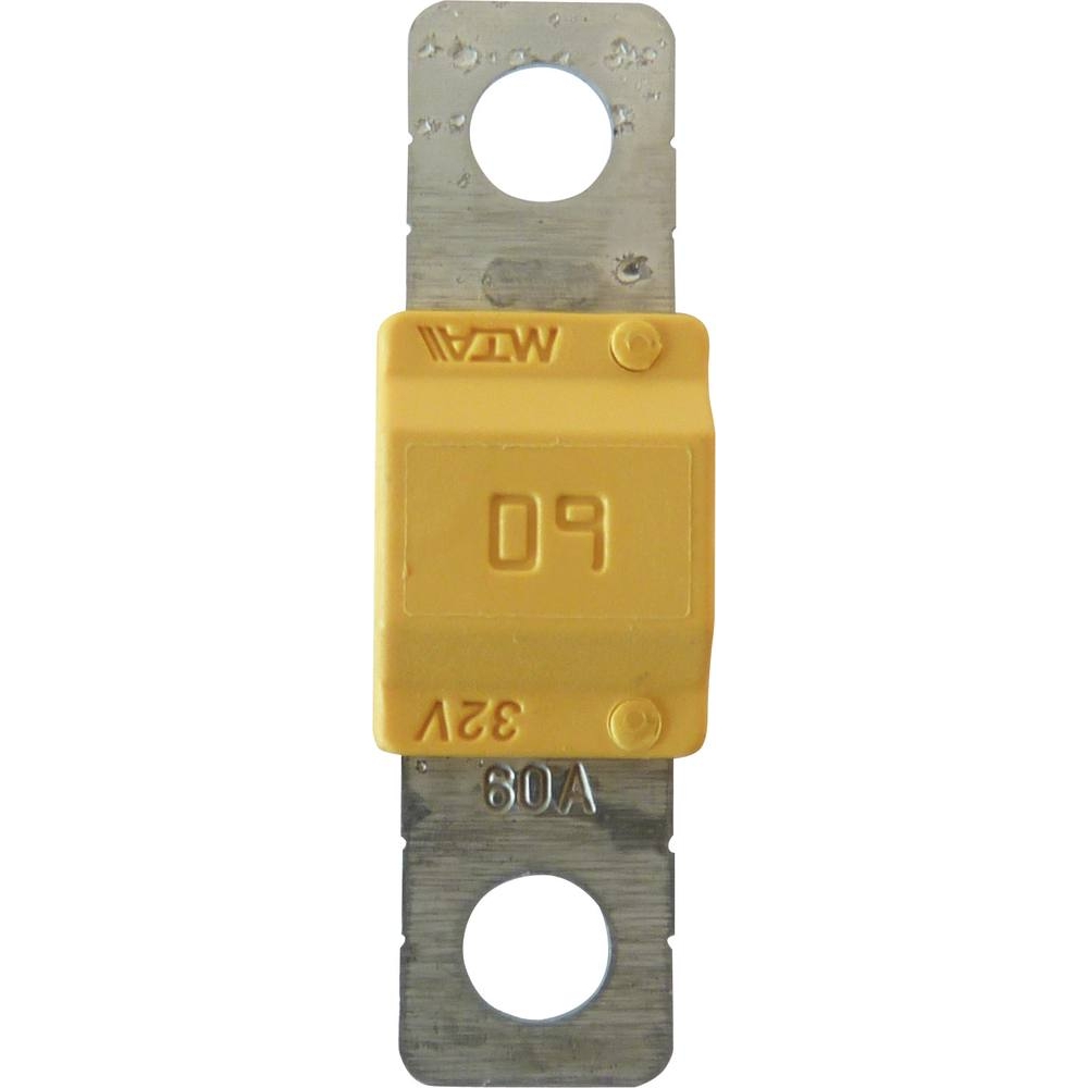 Fusible enfichable midi 60A jaune - lot de 5 pcs - 17338