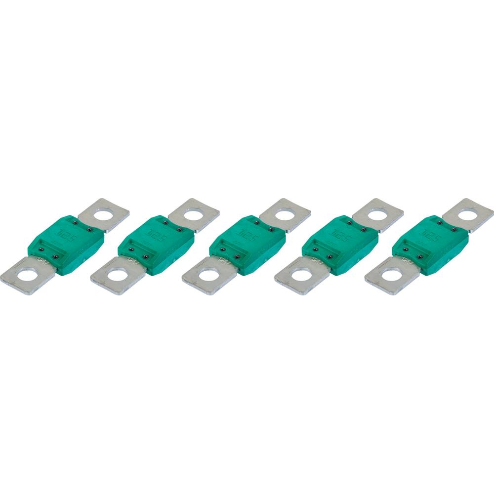 Fusible enfichable méga 125A vert - lot de 5 pcs - 17344