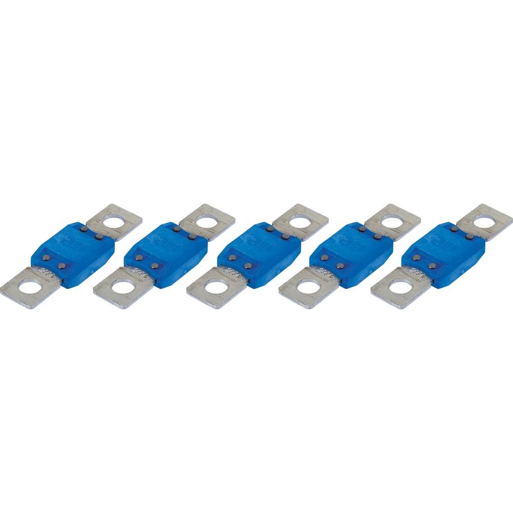 Fusible enfichable méga 200A bleu - lot de 5 pcs - 17347