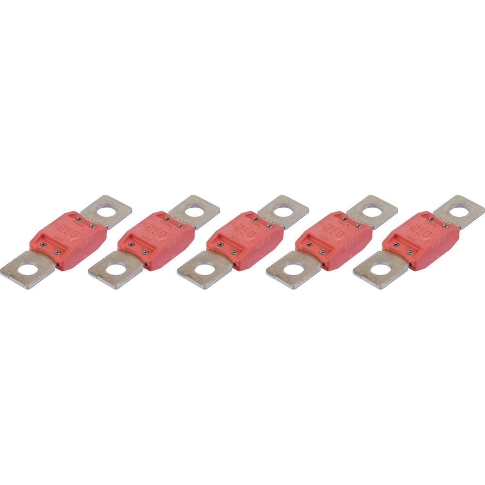 Fusible enfichable méga 250A rose - lot de 5 pcs - 17349