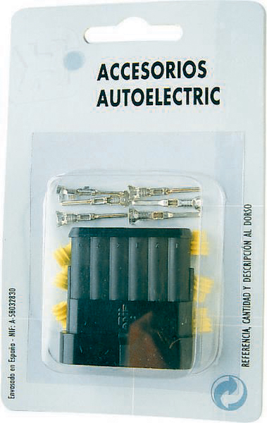 Kit de connecteurs 6 plots male - 17384