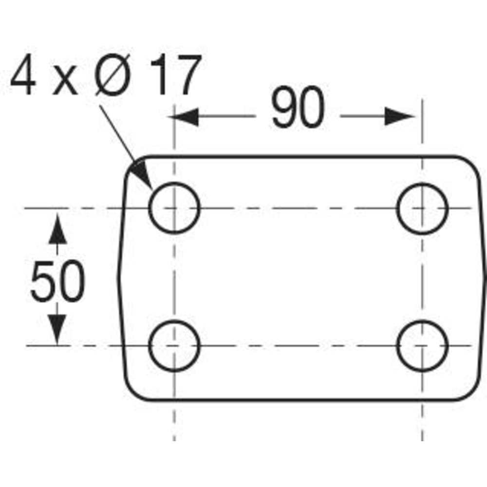 Chape mixte d'attelage 3,5T avec axe à boule - POMMIER - 17580