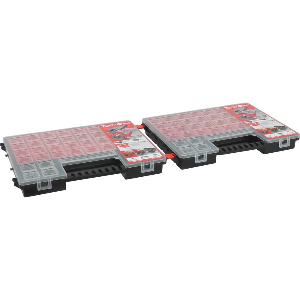 Mallette de rangement 14 godets 365x280x50mm - 17716