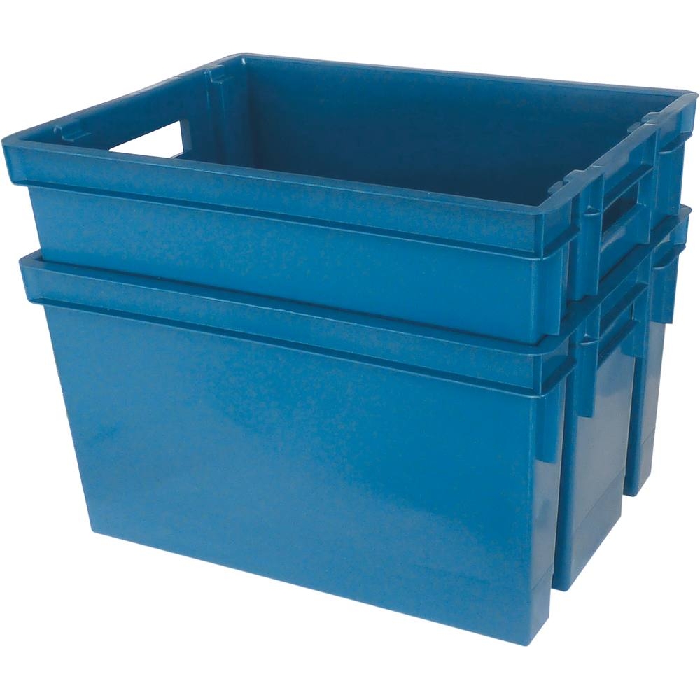 Bac de rangement bleu 20L 390x290x230mm EDA - 17720