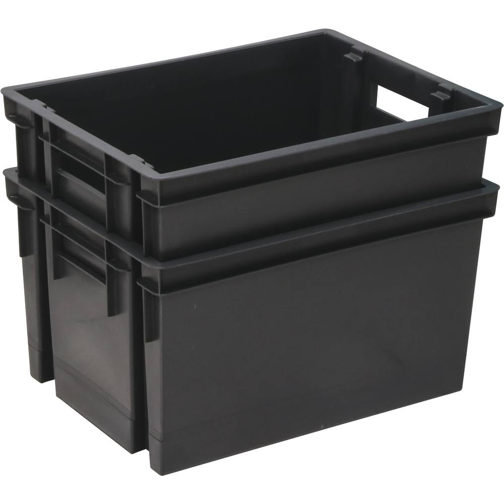 Bac de rangement gris 20L 390x290x230mm EDA - 17749